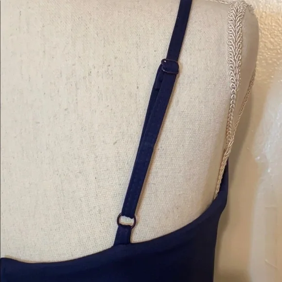 NAVY BLUE FLORAL DRESS - Picture 4 of 7